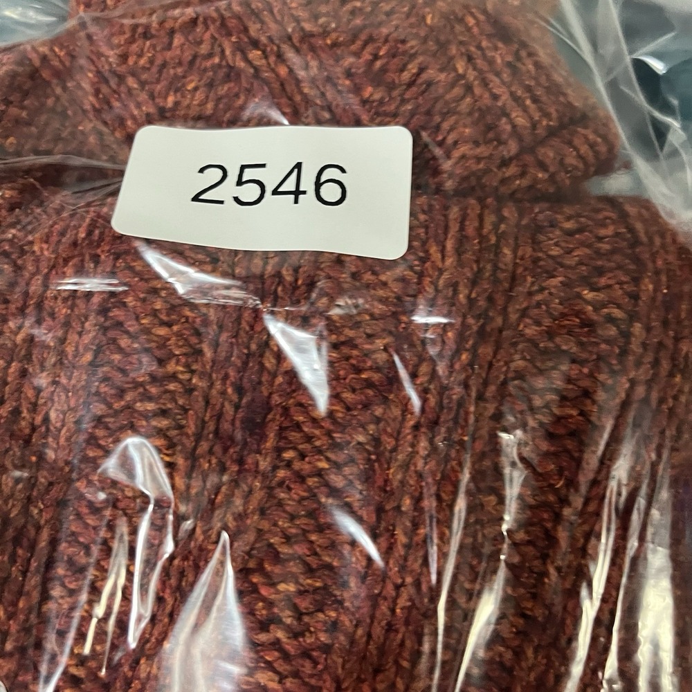 L.L. Bean vintage Chunky Ribbed Silk/Cotton/lambswool Turtleneck Sweater Size M - Picture 7 of 7